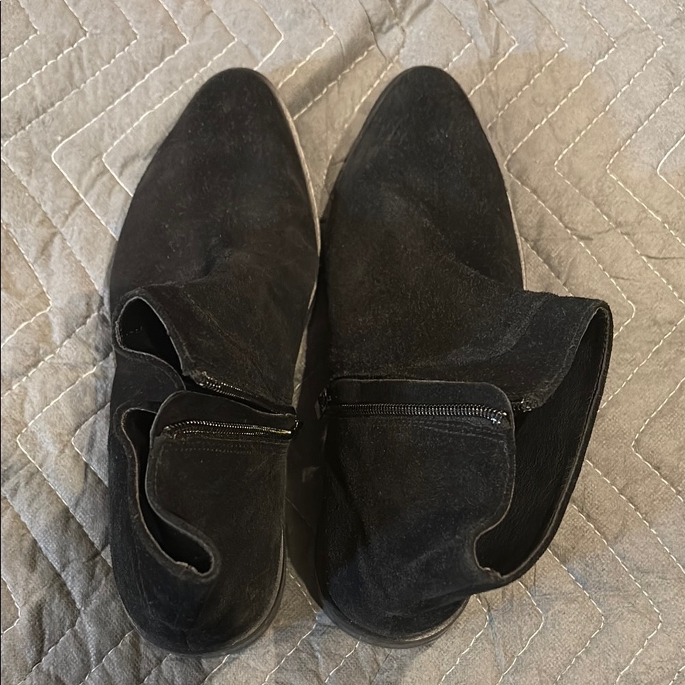 Black Suede Ankle Boots
